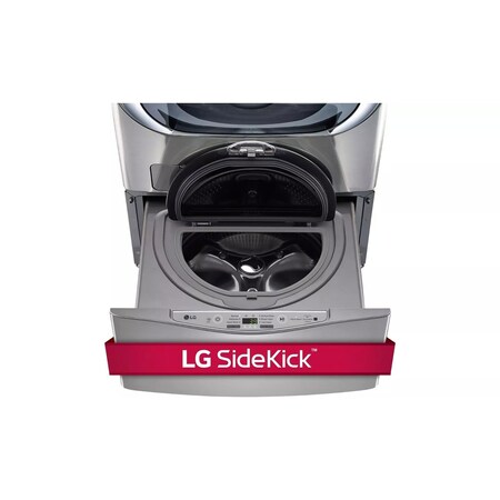 Lg 27-in. SideKick Pedestal Washer with Drawer Feature, 1.0 CF Stainless Steel Drum and BPM Motor WD100CV